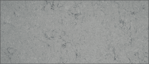 Grey quartz countertop with little veining